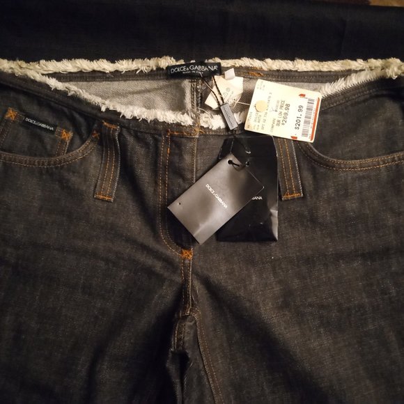 NWT Dolce & Gabbana Straight Leg Women’s Jeans Size 46 (10 US) - Picture 7 of 11